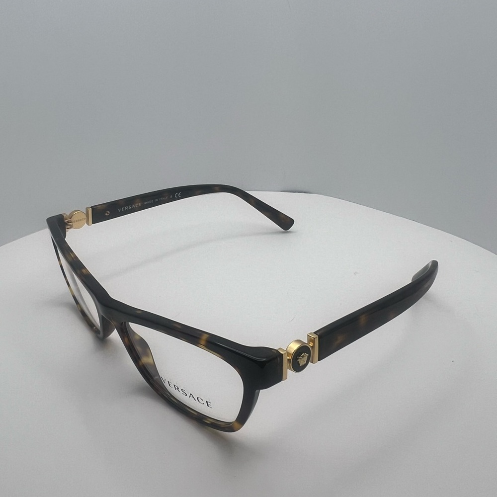 Versace Tortoise and Gold Frame Glasses